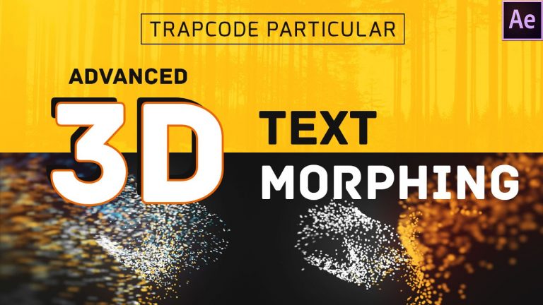After Effects Tutorial : 3D Text Morphing