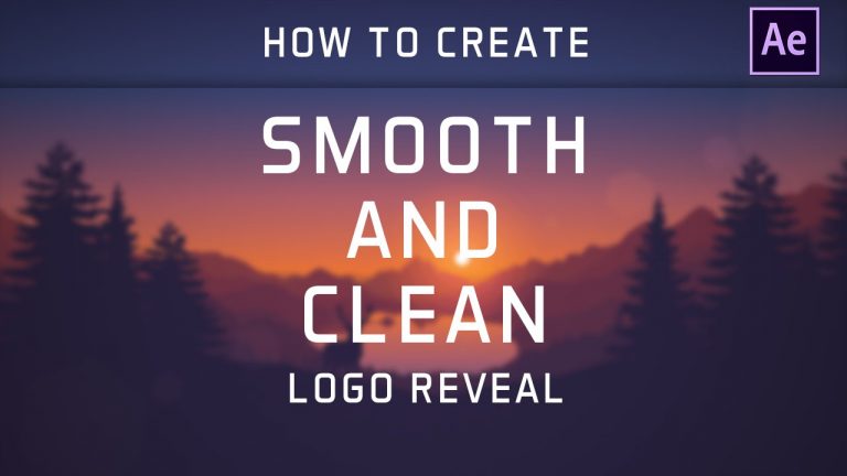 After Effects Tutorial : Smooth and Clean Logo Reveal