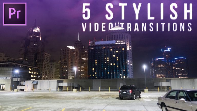 5 Stylish Video Transitions Effects for your Vlogs & Films (Adobe Premiere Pro CC 2017 Tutorial)