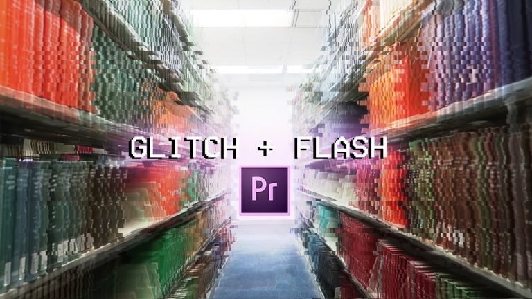 How to create a Glitch + Flash Video Transition Effect in Adobe Premiere Pro (CC 2017 tutorial)