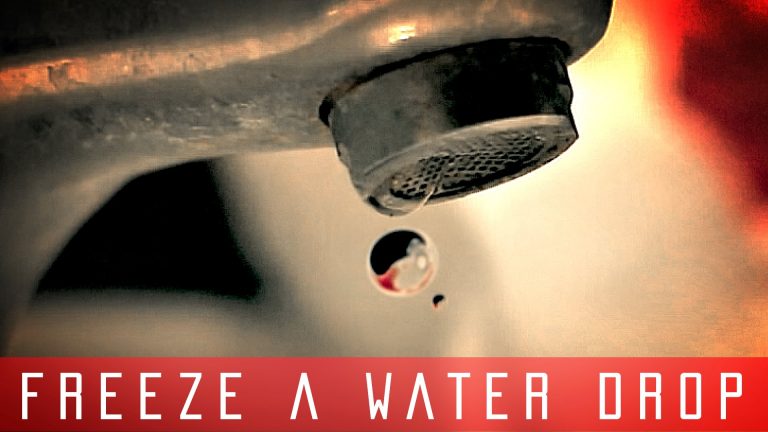 After Effects Tutorial – Freeze Water Drops in Space