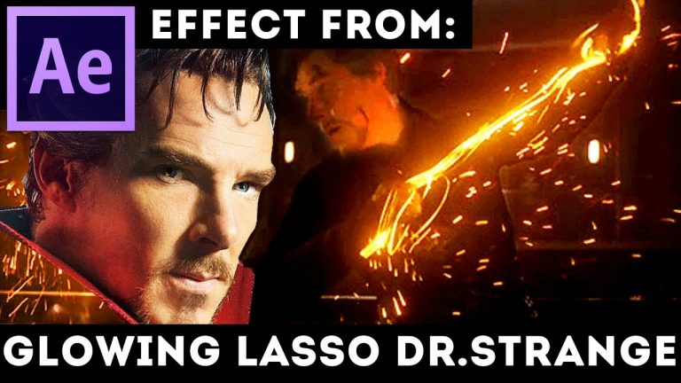 After Effects Tutorial: Glowing Lasso/Rope/Whip from Doctor Strange movie – Weapon – Weapons