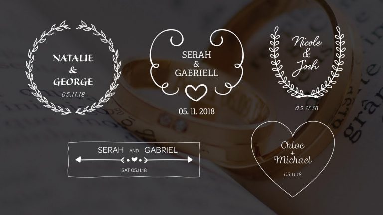 Create Wedding Titles with After Effects – Motion Graphics Tutorial