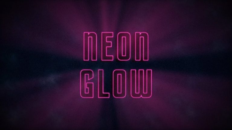 After Effects Tutorial: Neon Glow 80’s Title Motion Graphics