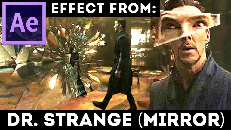 After Effects Tutorial: Mirror Dimension from Doctor Strange – Quantum Break Effect – Glass Wall