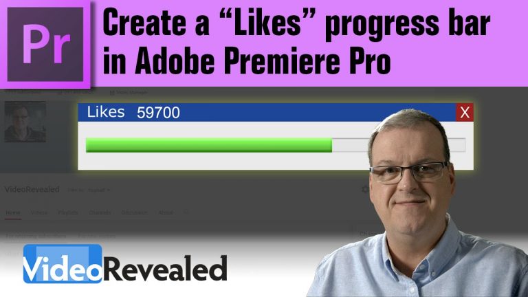 Create a “Likes” progress bar in Adobe Premiere Pro