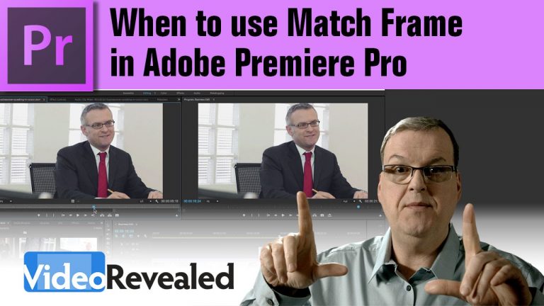 When to use Match Frame in Adobe Premiere Pro