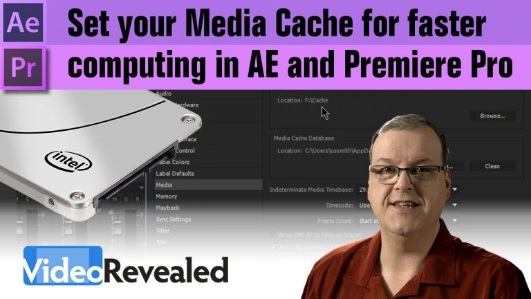 Set your Media Cache for faster computing in After Effects and Premiere Pro