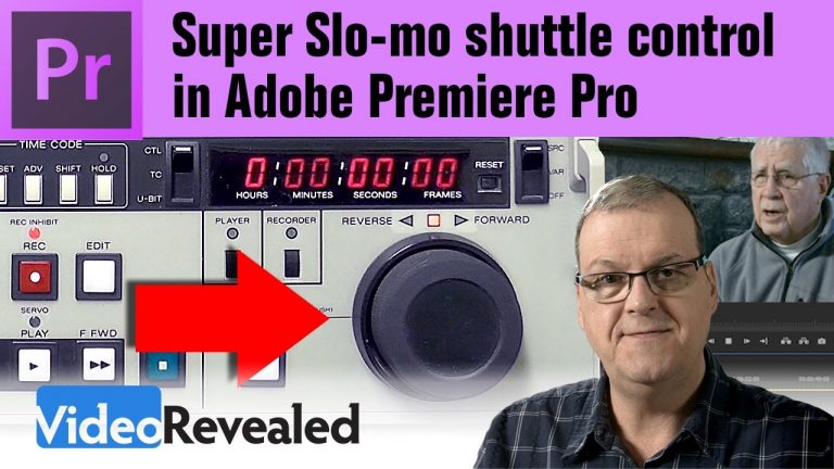 Super Slo-mo shuttle control in Adobe Premiere Pro