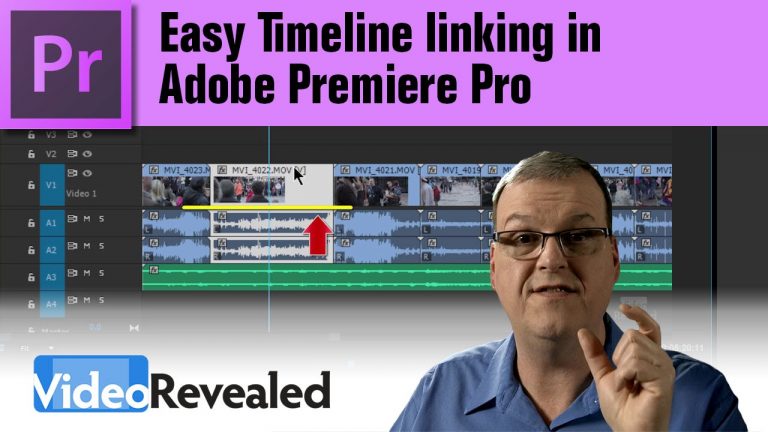 Easy Timeline linking in Adobe Premiere Pro