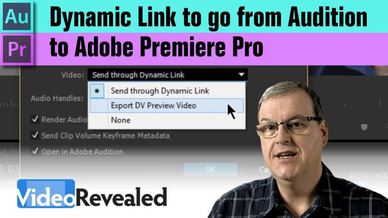 Dynamic link to go from Premiere Pro to Audition