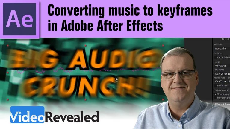Converting music to keyframes in Adobe After Effects