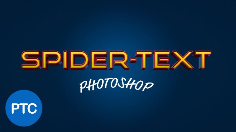 Spider-Man Homecoming Text Effect in Photoshop – Layer Styles Tutorial