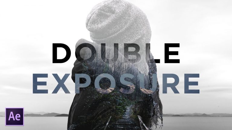 Create Beautiful Double Exposure with Titles | After Effects Tutorial