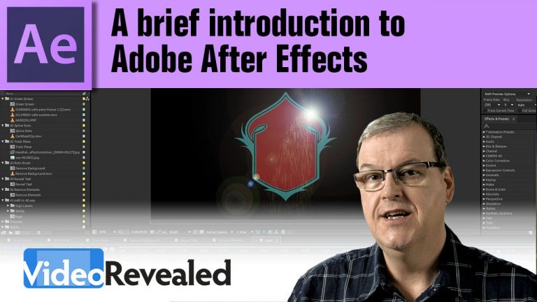 A brief introduction to Adobe After Effects