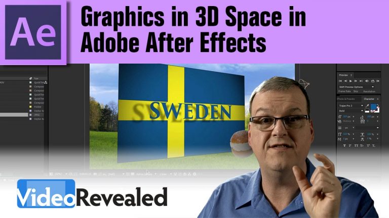 Graphics in 3D Space in Adobe After Effects
