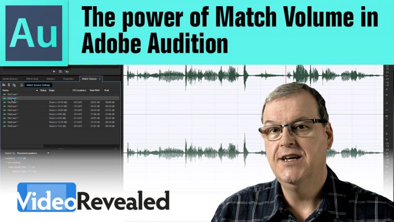 The power of Match Volume in Adobe Audition