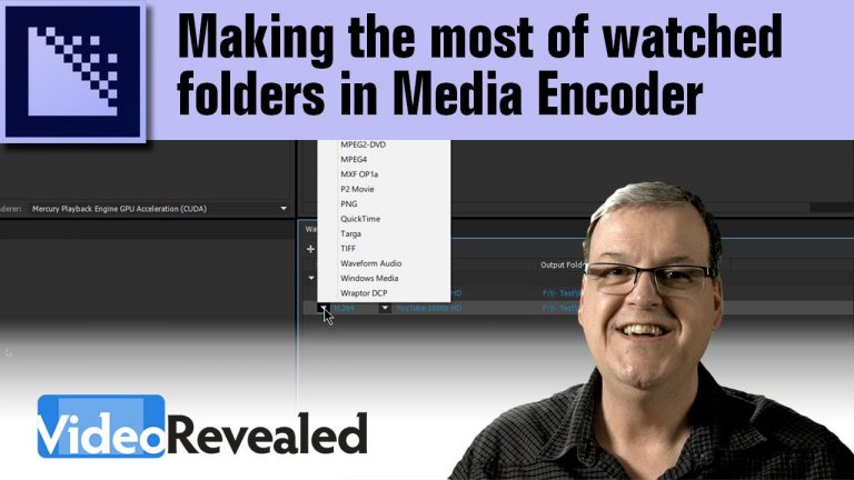 Making the most of Watched Folders in Adobe Media Encoder