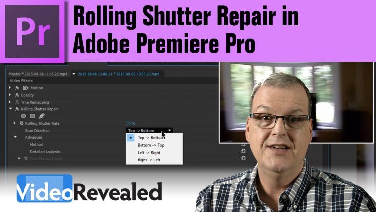 Rolling Shutter Repair in Adobe Premiere Pro