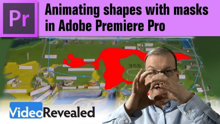 Animating shapes with masks in Adobe Premiere Pro