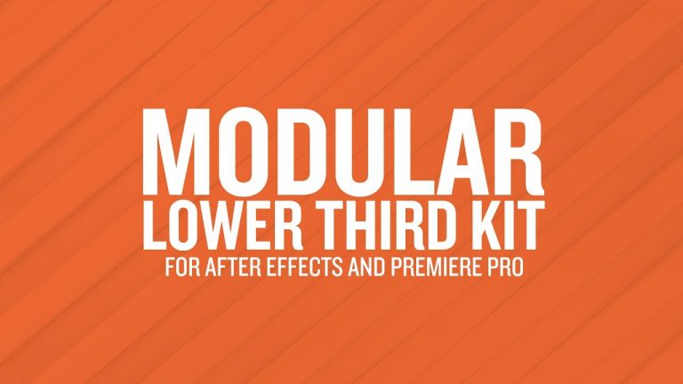 Modular Lower Third Kit For After Effects