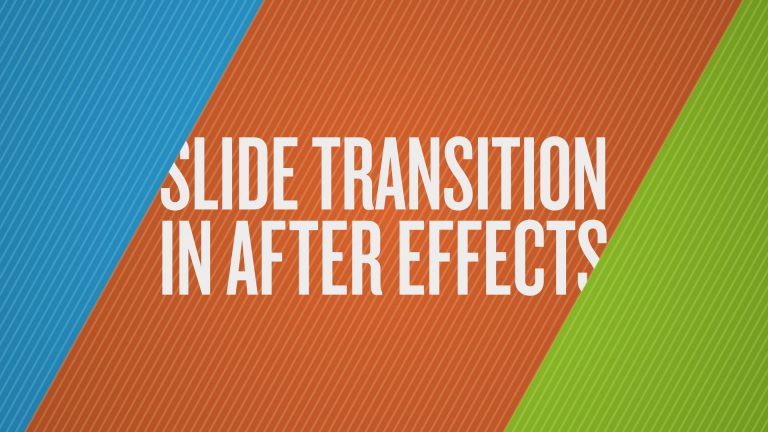 How To Create a Slide Transition in After Effects