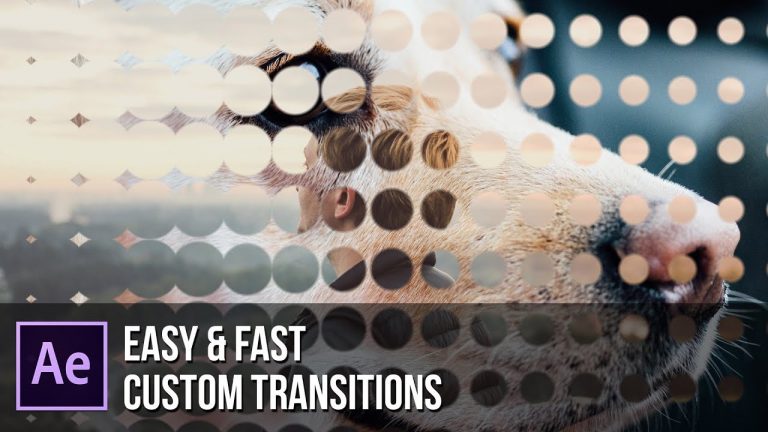 Create Great Custom Transitions Within Minutes | After Effects Tutorial
