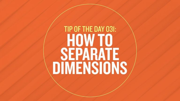 Tip 031 – How To Separate Dimensions in After Effects