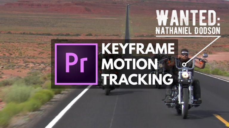 Auto & Manual Motion Tracking an Object with Premiere Pro