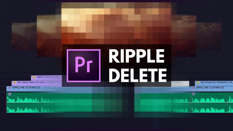 Edit FASTER with RIPPLE DELETE in Premiere Pro