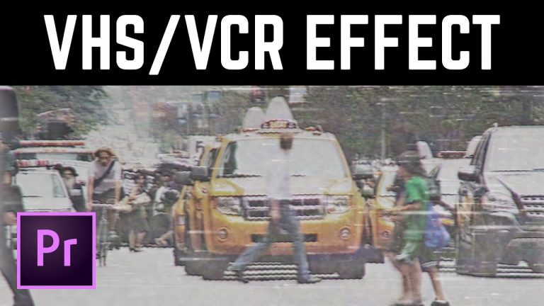 VHS Retro Camcorder Effect Premiere Pro Tutorial