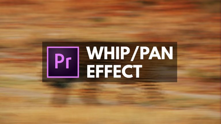 Whip Pan Blurring TRANSITION EFFECT Premiere Pro