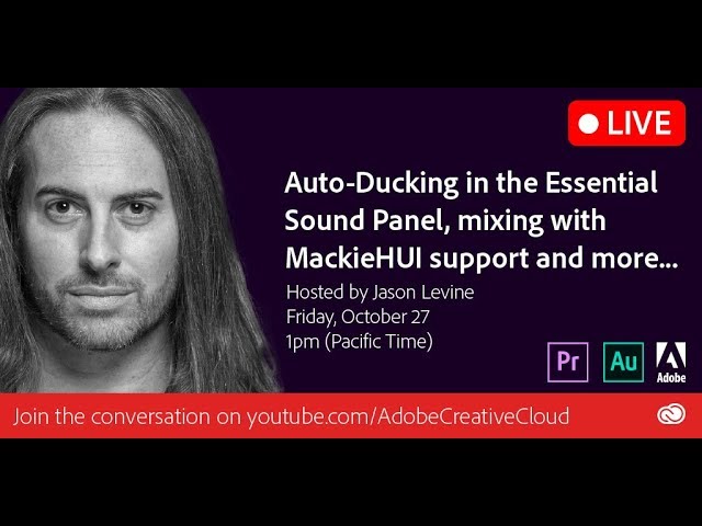 Auto-Ducking and Mackie HUI Automation in Adobe Audition CC 2018 | Adobe Creative Cloud