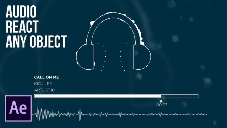 Audio React Any Object | Audio Reaction After Effects Tutorial