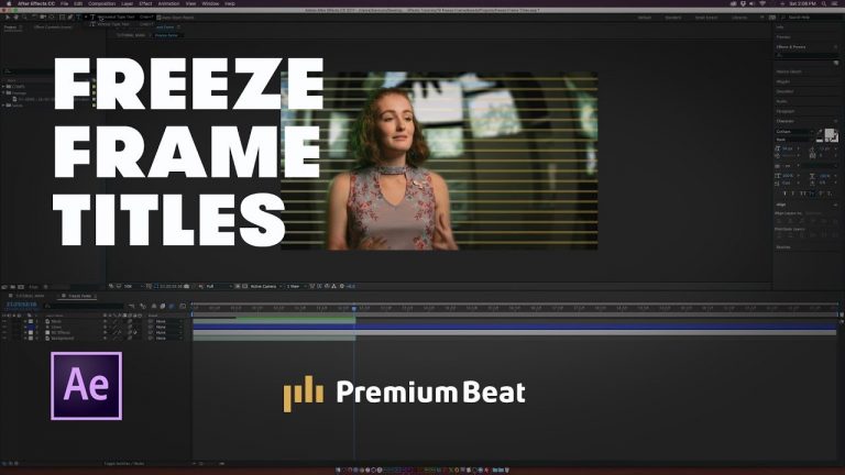 Freeze Frame Title Sequences + Free AE File | PremiumBeat.com