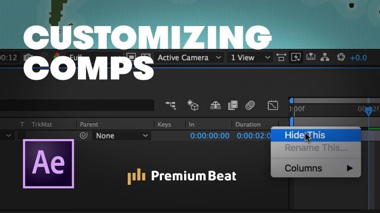 Custom Composition Display Settings in After Effects | PremiumBeat.com