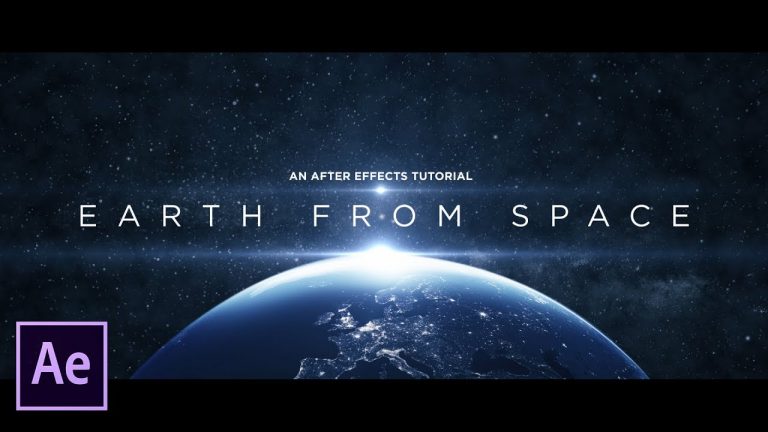Create Earth From Space | After Effects Tutorial