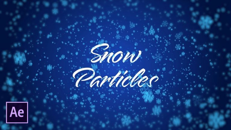 Quickly Create Snow Particles | After Effects Tutorial