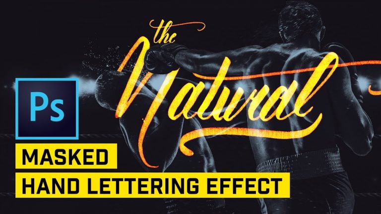 Hand Lettering Effect Photoshop Tutorial