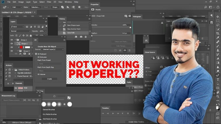 Photoshop NOT WORKING Properly? DO THIS!!