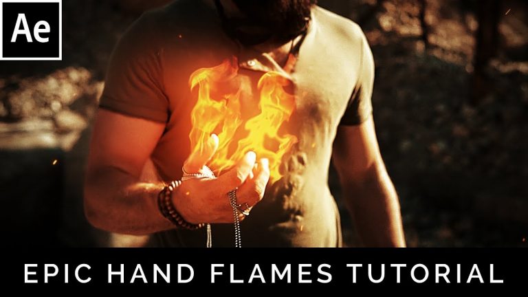 Epic Scifi Hand Flames –  After Effects Tutorial!