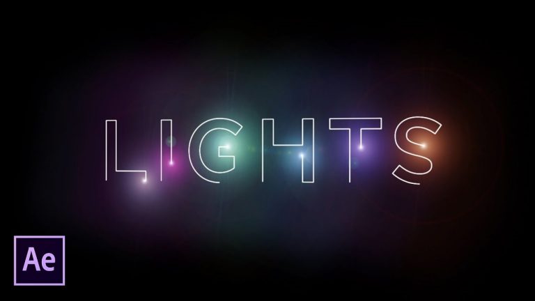 After Effects Tutorial: Light Stroke | No Plugins
