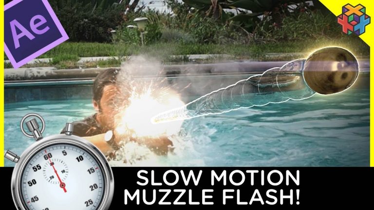 Slow Motion Muzzle Flash –  After Effects Tutorial