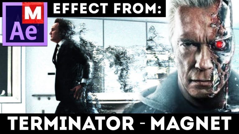 After Effects Tutorial: Terminator Magnet Effect – Genisys – Robot John Connor – T-800