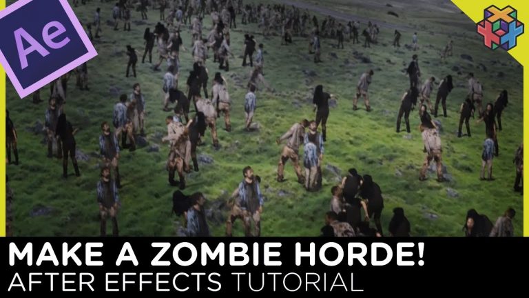 Make a HORDE of ZOMBIES – After Effects Tutorial