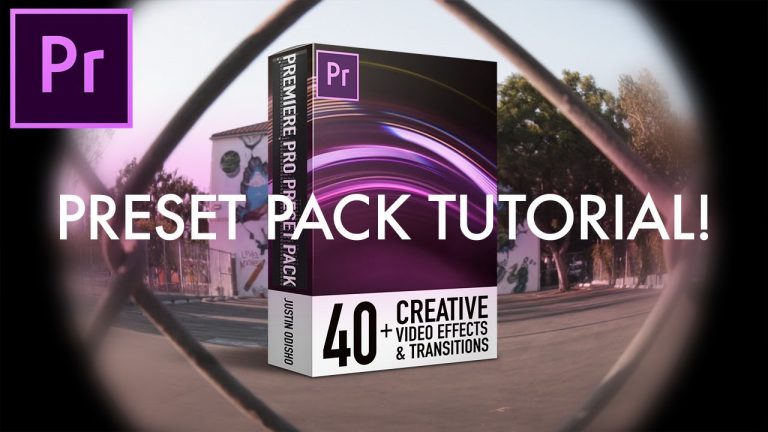 How to use my Adobe Premiere Pro CC PRESET PACK – 40+ Video Effects & Transitions by Justin Odisho