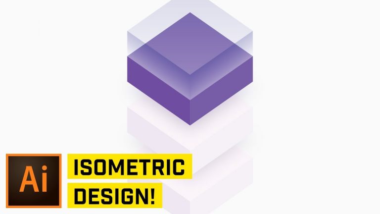 3D Isometric Cube Design in Adobe Illustrator CC