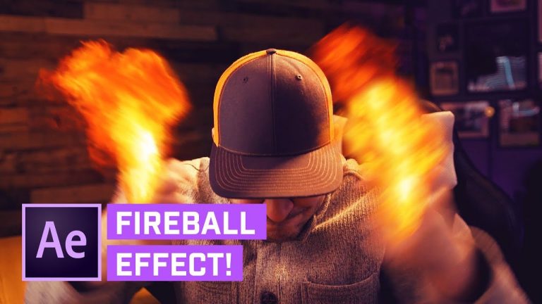Fireball Effect in After Effects (Auto Tracking in AE)