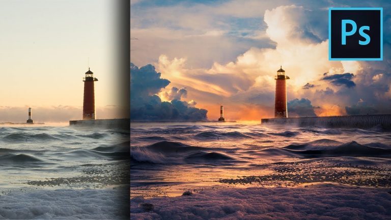 Add Clouds and Dramatic Colors to Landscapes in Photoshop