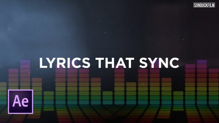 Sync Text To Music | Create Lyric Videos | After Effects Tutorial